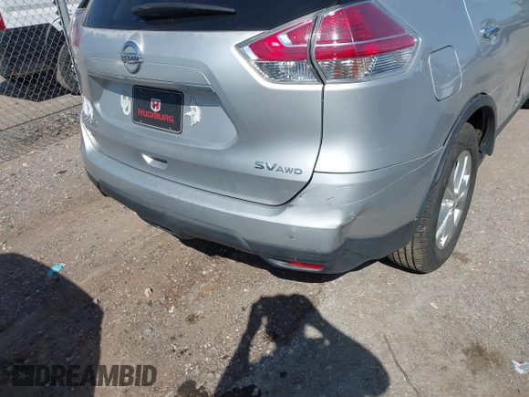 2015 Nissan Rogue SV with VIN KNMAT2MV7FP542872, listed as a IAAI auction lot 42014716 with 134,240 mi miles and . Bid and sale history available at DreamBid. Image 17.