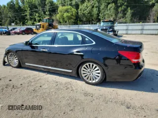 2016 Hyundai Equus Signature with VIN KMHGH4JH3GU102443, listed as a Copart auction lot 65938425 with 45,899 mi miles and Salvage title. Bid and sale history available at DreamBid. Image 2.