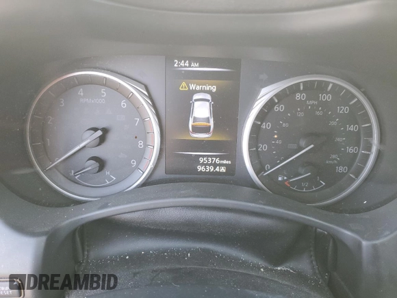 2018 Infiniti Q50 Luxe with VIN JN1EV7AP6JM366313, listed as a Copart auction lot 88701275 with 95,376 mi miles and Salvage Title. Bid and sale history available at DreamBid. Image 9.
