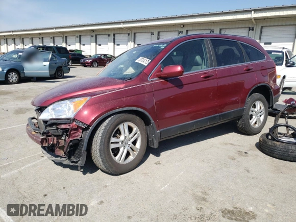 2011 Honda CR-V EX-L z VIN 5J6RE4H76BL012490, wystawiony jako Copart lot #53784175 z przebiegiem 174 446 mil mil oraz Szkoda całkowita • Salvage title. Historia ofert i sprzedaży dostępna na DreamBid. Obrazek 1.