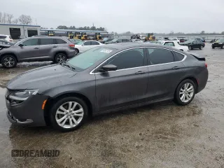 2015 Chrysler 200 Limited with VIN 1C3CCCAB6FN628585, listed as a Copart auction lot 48547435 with 182,863 mi miles and Salvage Title. Bid and sale history available at carsss.com. Image 1.
