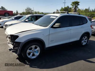 2012 BMW X3 28i with VIN 5UXWX5C56CL725341, listed as a Copart auction lot 52649105 with 97,855 mi miles and Salvage Title. Bid and sale history available at DreamBid. Image 1.