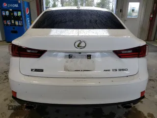 2015 Lexus IS 350 with VIN JTHCE1D22F5006893, listed as a Copart auction lot 52001015 with 53,253 mi miles and Salvage Title. Bid and sale history available at carsss.com. Image 6.