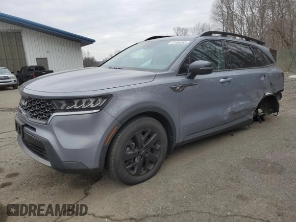 2023 Kia Sorento X-Line S with VIN 5XYRLDLC5PG229791, listed as a Copart auction lot 41485265 with 24,599 mi miles and Salvage Title. Bid and sale history available at DreamBid. Image 1.