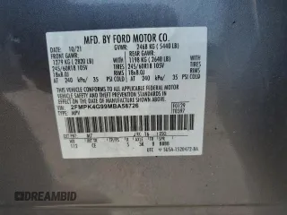 2021 Ford Edge SE with VIN 2FMPK4G99MBA58726, listed as a Copart auction lot 56795185 with 80,360 mi miles and Salvage title. Bid and sale history available at DreamBid. Image 13.
