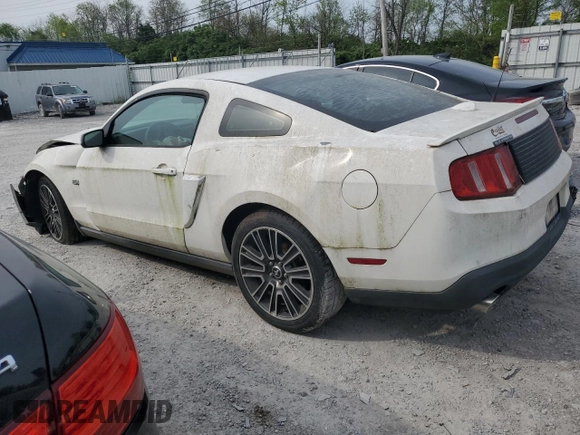 2010 Ford Mustang GT with VIN 1ZVBP8CH1A5115616, listed as a Copart auction lot 54581115 with Not Provided miles and Clean Title. Bid and sale history available at carsss.com. Image 2.