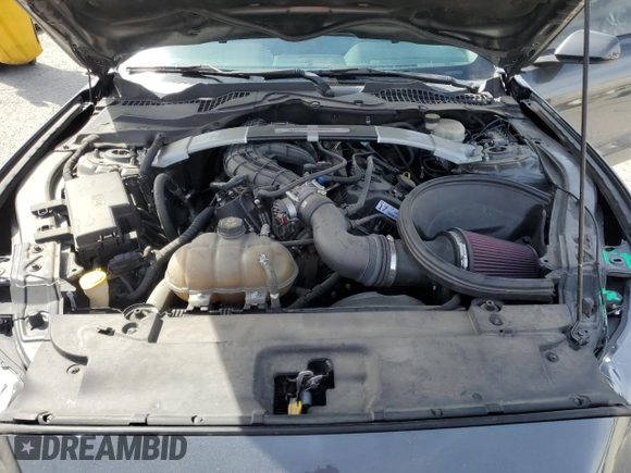 2017 Ford Mustang V6 with VIN 1FA6P8AM8H5266571, listed as a Copart auction lot 50391225 with 98,344 mi miles and Salvage Title. Bid and sale history available at carsss.com. Image 11.