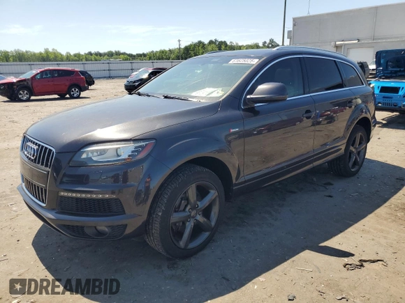 2012 Audi Q7 S line z VIN WA1DGAFEXCD004506, wystawiony jako Copart lot #61625025 z przebiegiem 135 485 mil mil oraz Czysty tytuł • Clean title. Historia ofert i sprzedaży dostępna na DreamBid. Obrazek 1.