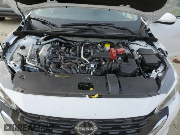 2025 Nissan Sentra SV with VIN 3N1AB8CV7SY243708, listed as a Copart auction lot 47759035 with 143 mi miles and Salvage Title. Bid and sale history available at carsss.com. Image 12.