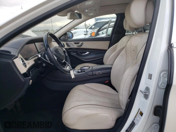 2016 Mercedes-Benz S with VIN WDDUX7GB7GA198194, listed as a Copart auction lot 44791945 with 281,590 mi miles and Salvage Title. Bid and sale history available at DreamBid. Image 7.