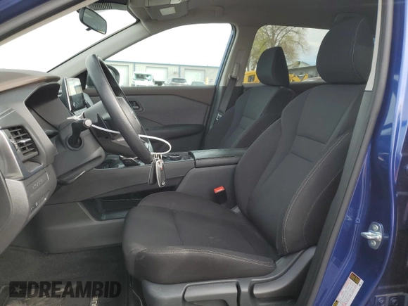 2023 Nissan Rogue S with VIN 5N1BT3AB9PC912647, listed as a Copart auction lot 48198745 with 21,824 mi miles and Salvage title. Bid and sale history available at DreamBid. Image 7.