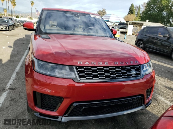 2021 Land Rover Range Rover Sport HSE Silver Edition with VIN SALWR2SU1MA760099, listed as a Copart auction lot 47240725 with 11,281 mi miles and Salvage title. Bid and sale history available at DreamBid. Image 5.