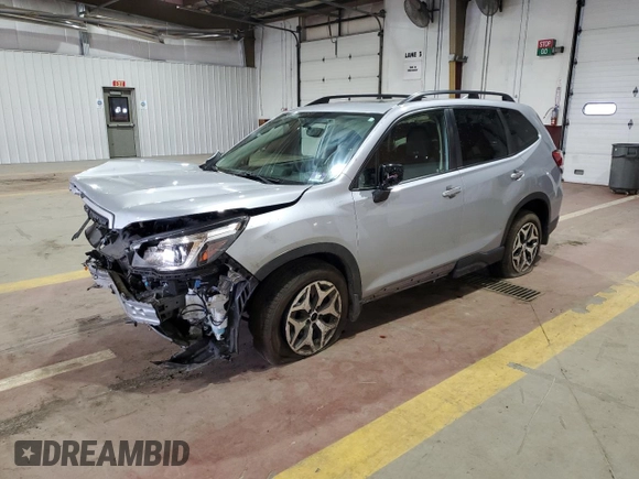 2019 Subaru Forester Premium with VIN JF2SKAEC7KH514798, listed as a Copart auction lot 53285065 with 56,146 mi miles and Salvage title. Bid and sale history available at DreamBid. Image 1.