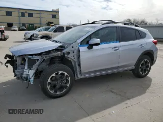 2023 Subaru Crosstrek Premium with VIN JF2GTAPC1P8235998, listed as a Copart auction lot 46813625 with 10,497 mi miles and Salvage title. Bid and sale history available at DreamBid. Image 1.
