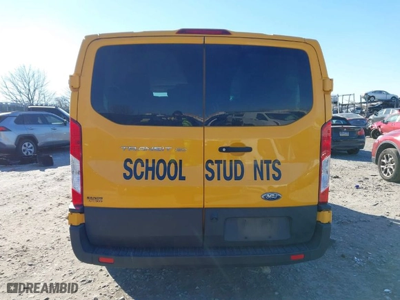 2020 Ford Transit Passenger Wagon XL with VIN 1FMZK1Y89LKA25405, listed as a IAAI auction lot 41318371 with 1 mi miles. Bid and sale history available at carsss.com. Image 15.
