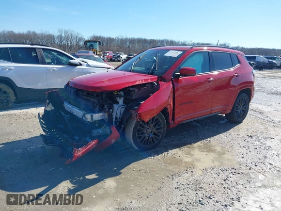 2022 Jeep Compass High Altitude with VIN 3C4NJDCB0NT161451, listed as a IAAI auction lot 41576282 with 96,250 mi miles and . Bid and sale history available at DreamBid. Image 17.