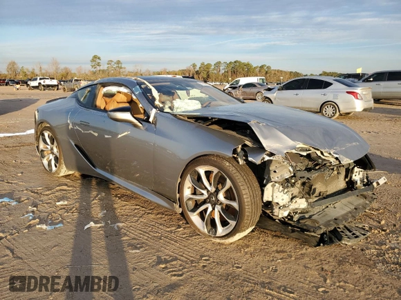 2018 Lexus LC 500h with VIN JTHHP5AY3JA003520, listed as a Copart auction lot 42249805 with 160,163 mi miles and Clean title. Bid and sale history available at DreamBid. Image 4.