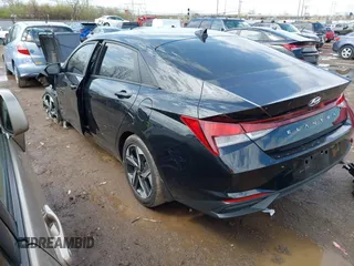 2023 Hyundai Elantra SEL with VIN KMHLS4AG8PU607773, listed as a IAAI auction lot 41887145 with 17,551 mi miles and . Bid and sale history available at DreamBid. Image 3.