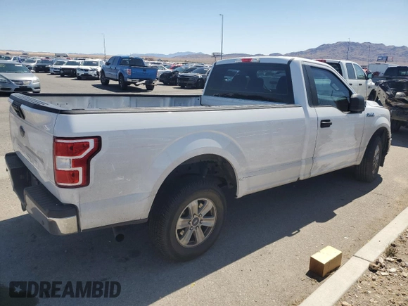 2019 Ford F-150 XL with VIN 1FTMF1CB3KKE81002, listed as a Copart auction lot 48743785 with 119,430 mi miles and Salvage Title. Bid and sale history available at carsss.com. Image 3.