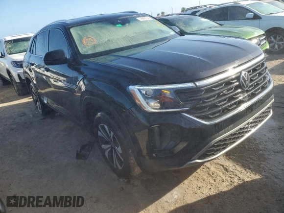 2024 Volkswagen Atlas SE with VIN 1V2DE2CA9RC234263, listed as a Copart auction lot 74840754 with 12,247 mi miles and Non repairable. Bid and sale history available at DreamBid. Image 4.