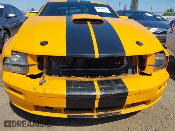 2007 Ford Mustang GT Deluxe with VIN 1ZVFT82H375255531, listed as a IAAI auction lot 42159077 with 158,223 mi miles. Bid and sale history available at carsss.com. Image 6.