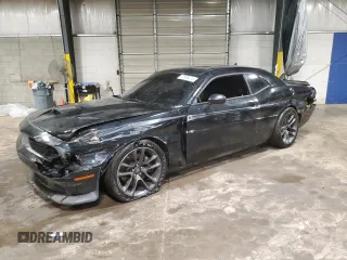 2020 Dodge Challenger R/T Scat Pack z VIN 2C3CDZFJ6LH206689, wystawiony jako Copart lot #72038274 z przebiegiem 27 250 mil mil oraz Szkoda całkowita • Salvage title. Historia ofert i sprzedaży dostępna na DreamBid. Obrazek 1.