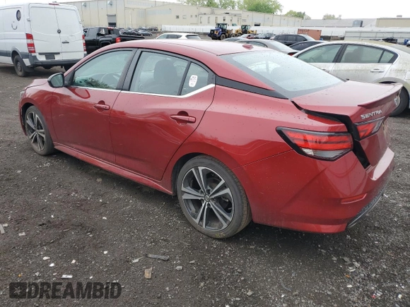 2021 Nissan Sentra SR with VIN 3N1AB8DV2MY211962, listed as a Copart auction lot 55262985 with 38,957 mi miles and Salvage Title. Bid and sale history available at DreamBid. Image 2.