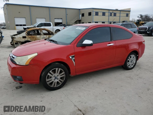 2008 Ford Focus SE with VIN 1FAHP33N48W287638, listed as a Copart auction lot 45018935 with 134,741 mi miles and Salvage Title. Bid and sale history available at carsss.com. Image 1.