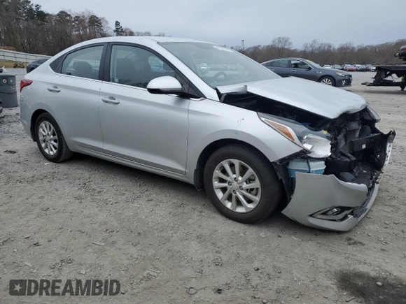 2020 Hyundai Accent SE with VIN 3KPC24A67LE107155, listed as a Copart auction lot 48229045 with 42,845 mi miles and Salvage Title. Bid and sale history available at carsss.com. Image 4.