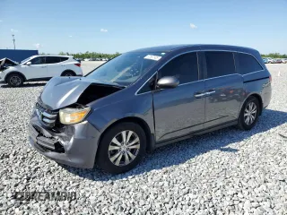 2016 Honda Odyssey EX-L with VIN 5FNRL5H6XGB104351, listed as a Copart auction lot 52507935 with 154,718 mi miles and Salvage Title. Bid and sale history available at DreamBid. Image 1.
