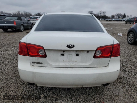 2007 Kia Optima EX with VIN KNAGE124175139537, listed as a Copart auction lot 43918695 with 183,774 mi miles and Salvage Title. Bid and sale history available at carsss.com. Image 6.