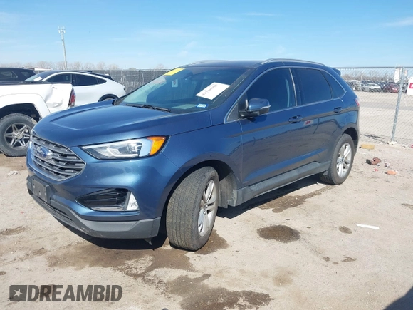 2019 Ford Edge SEL with VIN 2FMPK3J93KBC19619, listed as a IAAI auction lot 41788505 with 88,986 mi miles. Bid and sale history available at carsss.com. Image 2.
