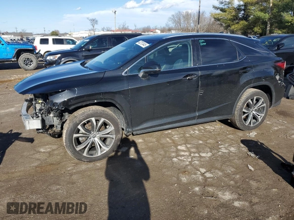 2019 Lexus RX with VIN 2T2BZMCA6KC206373, listed as a Copart auction lot 42212445 with 75,084 mi miles and Salvage Title. Bid and sale history available at carsss.com. Image 1.