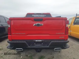 2024 Chevrolet Silverado 1500 Custom Trail Boss with VIN 3GCUDCEDXRG343846, listed as a Copart auction lot 79827194 with 2,163 mi miles and Non Repairable. Bid and sale history available at carsss.com. Image 6.