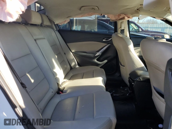 2017 Mazda Mazda6 Touring with VIN JM1GL1V55H1110029, listed as a Copart auction lot 83949004 with 81,996 mi miles and Salvage Title. Bid and sale history available at carsss.com. Image 10.