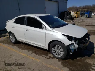 2019 Hyundai Accent SE with VIN 3KPC24A31KE069930, listed as a Copart auction lot 46283713 with 54,716 mi miles. Bid and sale history available at carsss.com. Image 4.