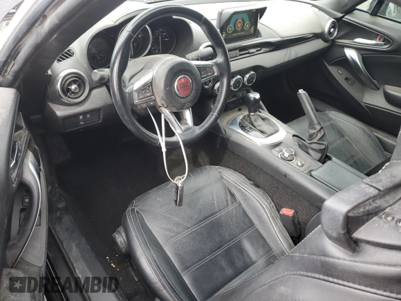 2017 FIAT 124 Spider Lusso with VIN JC1NFAEK1H0104865, listed as a Copart auction lot 49064915 with 46,155 mi miles and Salvage title. Bid and sale history available at DreamBid. Image 8.