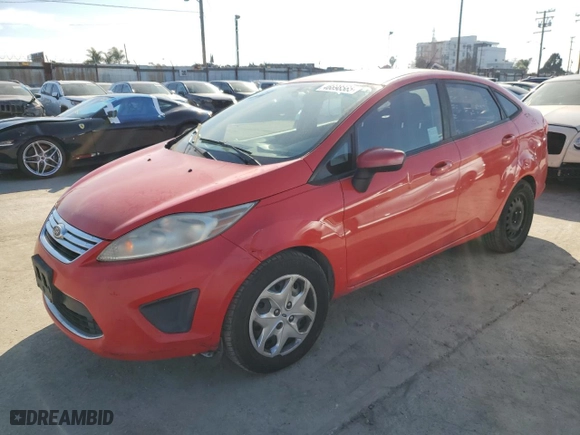 2012 Ford Fiesta SE with VIN 3FADP4BJXCM105775, listed as a Copart auction lot 46698565 with 203,572 mi miles and Clean Title. Bid and sale history available at carsss.com. Image 1.