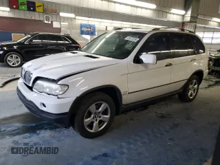 2001 BMW X5 3.0i with VIN WBAFA53531LM77837, listed as a Copart auction lot 41672225 with 185,771 mi miles and Salvage Title. Bid and sale history available at carsss.com. Image 1.