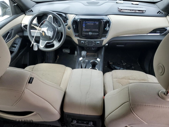 2022 Chevrolet Traverse LS with VIN 1GNERFKW7NJ169151, listed as a Copart auction lot 44131945 with 45,178 mi miles and Salvage Title. Bid and sale history available at carsss.com. Image 8.