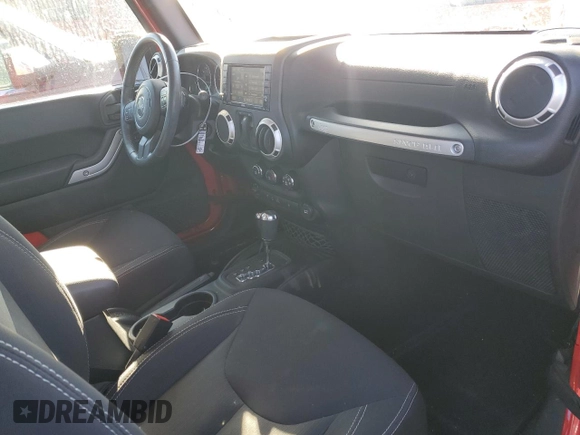 2016 Jeep Wrangler Rubicon with VIN 1C4BJWCG1GL157076, listed as a Copart auction lot 81745264 with 67,535 mi miles and Salvage title. Bid and sale history available at DreamBid. Image 8.
