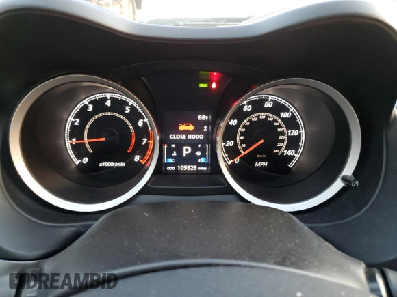 2013 Mitsubishi Lancer ES with VIN JA32U2FU8DU011201, listed as a Copart auction lot 75839424 with 105,526 mi miles and Salvage Title. Bid and sale history available at DreamBid. Image 9.