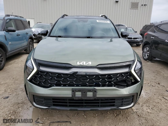 2023 Kia Sportage X-Line with VIN 5XYK6CAFXPG128942, listed as a Copart auction lot 50555035 with 45,967 mi miles and Non Repairable. Bid and sale history available at carsss.com. Image 5.