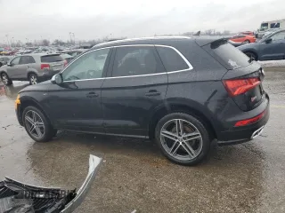 2018 Audi SQ5 Premium Plus with VIN WA1A4AFY4J2108522, listed as a Copart auction lot 43449595 with 76,156 mi miles and Salvage Title. Bid and sale history available at DreamBid. Image 2.
