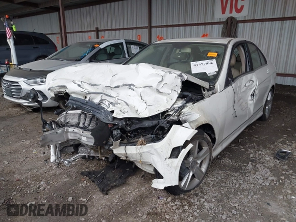 2011 Mercedes-Benz C 300 Sport with VIN WDDGF5EBXBA520875, listed as a IAAI auction lot 41477886 with 135,012 mi miles and . Bid and sale history available at DreamBid. Image 2.