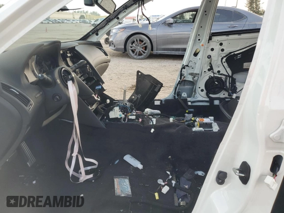 2024 Infiniti Q50 Red Sport 400 with VIN JN1FV7DP5RM660054, listed as a Copart auction lot 80752794 with Not Provided miles and Non Repairable. Bid and sale history available at DreamBid. Image 7.