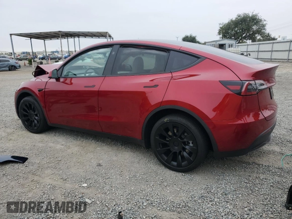 2024 Tesla Model Y Long Range z VIN 7SAYGDEE7RA252756, wystawiony jako Copart lot #58738215 z przebiegiem 13 698 mil mil oraz Szkoda całkowita • Salvage title. Historia ofert i sprzedaży dostępna na DreamBid. Obrazek 2.