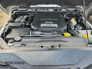 2016 Jeep Wrangler Unlimited Sahara with VIN 1C4BJWEG6GL168944, listed as a Copart auction lot 61650615 with 66,016 mi miles and Salvage title. Bid and sale history available at DreamBid. Image 11.