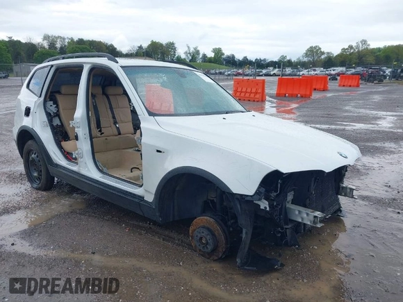 2010 BMW X3 xDrive30i with VIN WBXPC9C45AWJ34433, listed as a IAAI auction lot 41988504 with 1 mi miles. Bid and sale history available at carsss.com. Image 1.