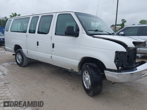 2014 Ford Econoline Passenger XL with VIN 1FBSS3BL2EDA66713, listed as a IAAI auction lot 42413113 with 255,430 mi miles and . Bid and sale history available at DreamBid. Image 1.